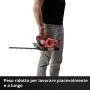 Einhell 3410683 Tagliasiepi Doppia Lama, Batteria agli Ioni di Litio da Lunghezza di Taglio 460 mm, 18 V, Nero, Rosso, 2.0 Ah e 