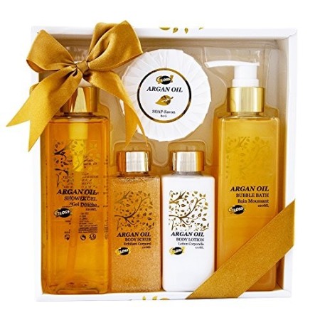 Confezione Regalo per Donna Set da Bagno al Profumo di Olio di Argan 