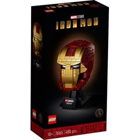 LEGO Super Heroes Casco di Iron Man, Set di Costruzioni per Adulti e per i Fan Marvel Avengers, Dettagli Realistici, 76165