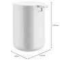 Alessi Birillo PL05 W Dispenser per Sapone Liquido di Design, Bianco