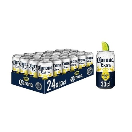 Corona Birra Lattina - Confezione da 24 x 330 ml