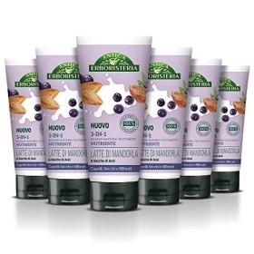 Antica Erboristeria 3 in 1 Balsamo, Maschera e Trattamento Nutriente per Capelli Secchi al Latte di Mandorla e Bacche di Acai, 6