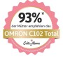 OMRON Healthcare C102 Total Aerosol 2 in 1 con Doccia Nasale, Allevia i Sintomi della Congestione Nasale e delle Allergie (per B