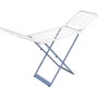 Gimi Perla 31037200 Stendibiancheria da Pavimento, Stendino a Cavalletto, con Ruote, Spazio di Stenditura 20 m, Resina 100%, 190