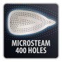 Rowenta DW9230 Steam Force Ferro da Stiro a Vapore con Piastra Microsteam 400, 2750 W, Rosso