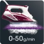 Rowenta DW9230 Steam Force Ferro da Stiro a Vapore con Piastra Microsteam 400, 2750 W, Rosso