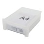 Iris Ohyama, torre di stoccaggio 3 cassetti - Organizer Chest - OCH-2021, plastica, nero / trasparente, 15 L, 26 x 35.5 x 29.5 c