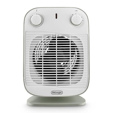 De'Longhi HFS50B20.GR Termoventilatore Vertical Edge, Salvia, 2000 W