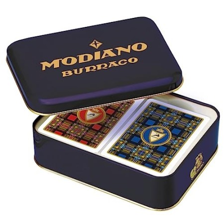 Modiano- Disney Confezione burraco in Latta, 307600