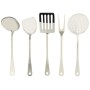 Alessi AJM19S5 L Set di Mestoli da Cucina di Design in Acciaio Inossidabile 18/10, 5 Pezzi
