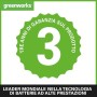 Greenworks Tosaerba a Batteria G24LT30M Deluxe, Li-Ion 24V, 40 cm di Larghezza di Taglio, 8500 RPM a Velocità Variabile, Testa 