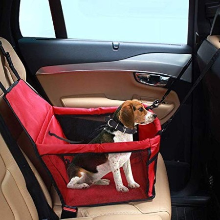 IvyLife Seggiolino Auto per Cane Coprisedile per Cane Animale Borsa Anteriore Singolo Coperta Telo per Proteggere Sedile di Auto