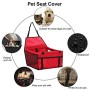 IvyLife Seggiolino Auto per Cane Coprisedile per Cane Animale Borsa Anteriore Singolo Coperta Telo per Proteggere Sedile di Auto