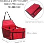 IvyLife Seggiolino Auto per Cane Coprisedile per Cane Animale Borsa Anteriore Singolo Coperta Telo per Proteggere Sedile di Auto