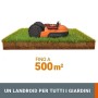 Worx Tagliaerba Robot da Giardino Landroid WR141E, Rasaerba Elettrico a Batteria 20 V, Tosaerba 3 Lame Mobili, Comando Wi-Fi