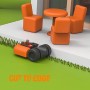Worx Tagliaerba Robot da Giardino Landroid WR141E, Rasaerba Elettrico a Batteria 20 V, Tosaerba 3 Lame Mobili, Comando Wi-Fi