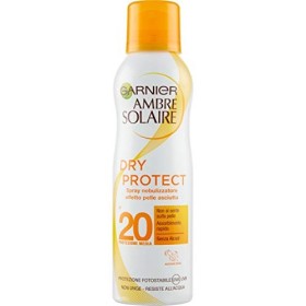 Garnier Ambre Solaire Crema Protezione Solare Dry Protect, Spray Nebulizzatore Protettivo Effetto Pelle Asciutta, IP20, 200 ml, 