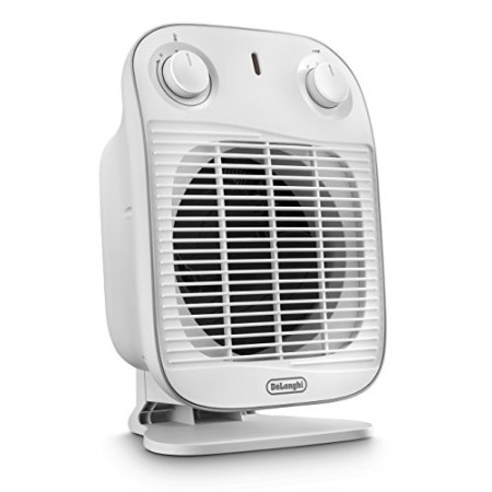 De'Longhi HFS50A20.WH Termoventilatore Vertical Edge, 2000 W, Plastica, Bianco
