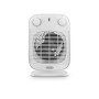De'Longhi HFS50A20.WH Termoventilatore Vertical Edge, 2000 W, Plastica, Bianco
