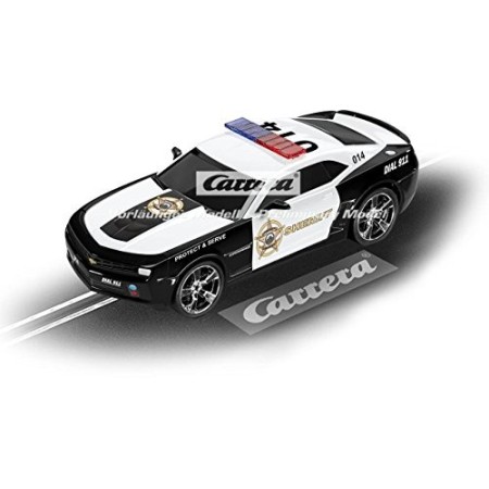 Carrera Toys-2015 Chevrolet Camaro ZL1 Sheriff Modellino Auto, Multicolore, 20064031