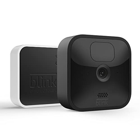 Nuova Blink Outdoor, Videocamera di sicurezza in HD, senza fili, resistente alle intemperie, batteria autonomia 2 anni, rilevazi
