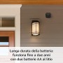Nuova Blink Outdoor, Videocamera di sicurezza in HD, senza fili, resistente alle intemperie, batteria autonomia 2 anni, rilevazi