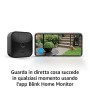 Nuova Blink Outdoor, Videocamera di sicurezza in HD, senza fili, resistente alle intemperie, batteria autonomia 2 anni, rilevazi