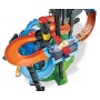 Hot Wheels FTB67 Mega Autolavaggio Playset per Macchinine con Pista Selvaggia e Coccodrillo, Torre dell'Acqua, Vasca del Vortice