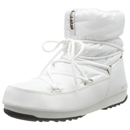 Moon-boot Low Nylon Wp2, Stivali da Neve Unisex Adulto, Bianco (Bianco 002), 39 EU