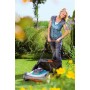 Gardena 4025-20 380 Li Rasaprato Elicoidale a Batteria, fino a 400 m², Cilindro in Acciaio, Batteria e Cestello