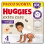 HUGGIES Extra Care Pannolino Mutandina Taglia 4 (9-14 kg), Confezione da 104 (4 x 26)