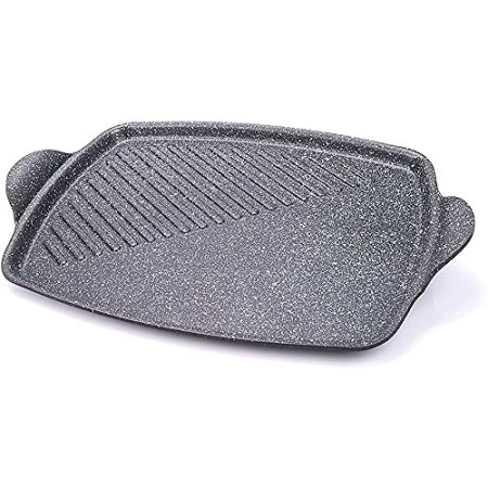 Moneta Gusto Griglia Rettangolare, Alluminio, Nero, 35x25 cm