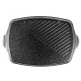 Moneta Gusto Griglia Rettangolare, Alluminio, Nero, 35x25 cm