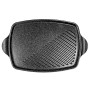 Moneta Gusto Griglia Rettangolare, Alluminio, Nero, 35x25 cm