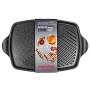 Moneta Gusto Griglia Rettangolare, Alluminio, Nero, 35x25 cm