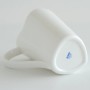 Alessi MMI24 To, Tazza in Osso a Forma di Cuore, Bianco