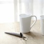 Alessi MMI24 To, Tazza in Osso a Forma di Cuore, Bianco