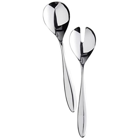 Alessi SG38/14 Mami Posate per Insalata in Acciaio Lucido