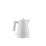 Alessi Plissè MDL06/1 W - Bollitore Elettrico di Design in Resina Termoplastica, Presa Inglese, 100 cl, Bianco