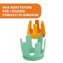 Chicco Portabiberon Termico in Acciaio Inox, 1 Pezzo, Colori Assortiti