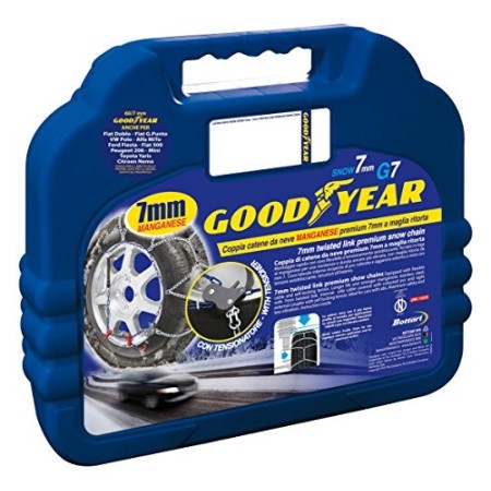 Goodyear 77958 Catene neve 7 mm per auto, Misura 130