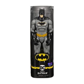 BATMAN Personaggio da 30 cm Articolato, Versione Grigio/Nero, dai 3 Anni, 6056680