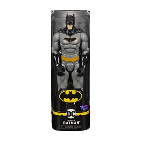 BATMAN Personaggio da 30 cm Articolato, Versione Grigio/Nero, dai 3 Anni, 6056680