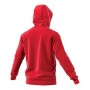 adidas Core 18 HD, Felpa con Cappuccio Unisex Bambino, Rosso (Power Red/White), 176 (15-16 Y)