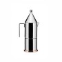 Alessi La Conica 90002/3 Caffettiera di Design, Acciaio, Inox, Fondo in Rame, 3 Unità