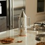 Alessi La Conica 90002/3 Caffettiera di Design, Acciaio, Inox, Fondo in Rame, 3 Unità