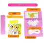 Dsaren 6 pacchi Kit da Cucito Fai da Te per Bambini attività Creative Mestieri Stoffa di Feltro Cucito Borsetta, 6 Modelli