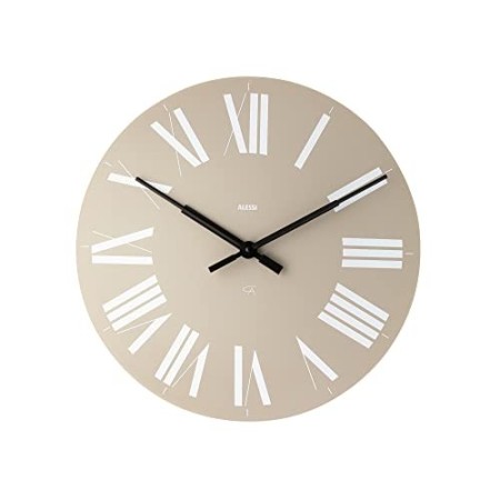 Alessi 12 G Firenze Orologio da Parete in ABS, Movimento al Quarzo, Grigio