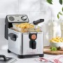 Tefal Filtra Pro FR5111 Singolo Indipendente Friggitrice 2400W Nero, Acciaio inossidabile friggitrice