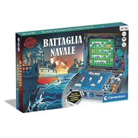 Clementoni Battaglia Navale Gioco Classico da Tavolo Giocattolo 629, Colori Assortiti, 11133